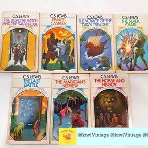 The Chronicles Of Narnia C.S. Lewis Box Set // 1970 First Collier Books Edition